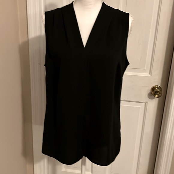 Nic + Zoe size large black women’s sleeveless pullover blouse - Picture 1 of 5